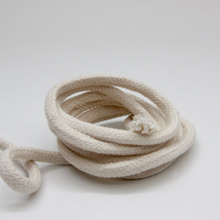 Plaited Cotton Cord 6mm - Ecru