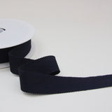 Cotton Grosgrain Ribbon 25mm - Navy