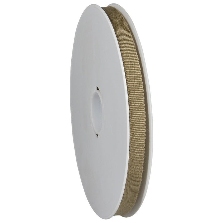 Cotton Grosgrain Ribbon 25mm - Beige