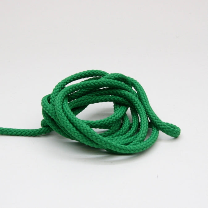 Polyester Drawstring Cord 4mm - Emerald Green, Ribbons And Trims