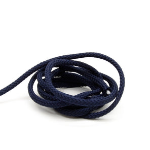 Polyester Drawstring Cord 4mm - Navy Blue