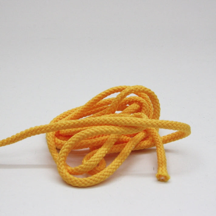 Polyester Drawstring Cord 4mm - Sunflower Yellow, Ribbons And Trims