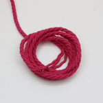 Twisted Cotton Cord 6mm - Cerise