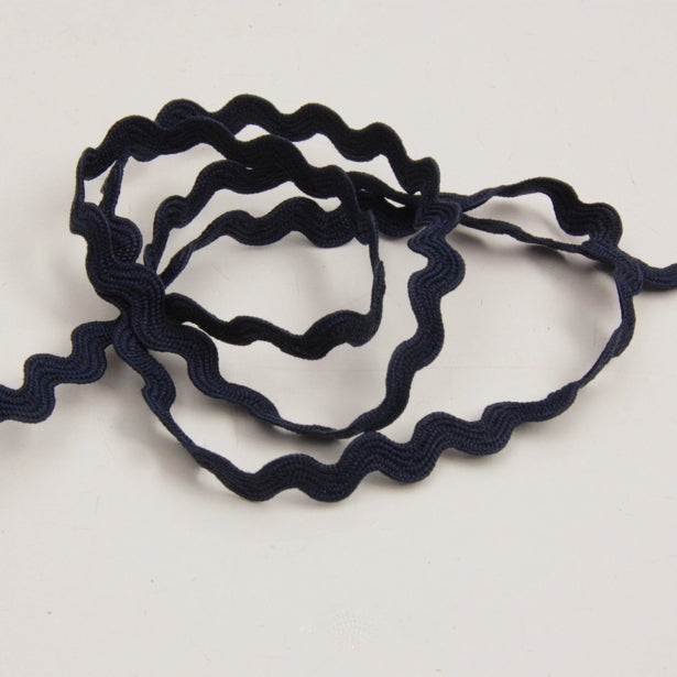 Ric Rac Trim - Navy | Ribbons and Trims | Ray Stitch