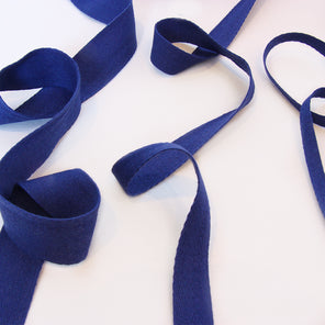 Cotton Herringbone Tape - 007 Royal Blue