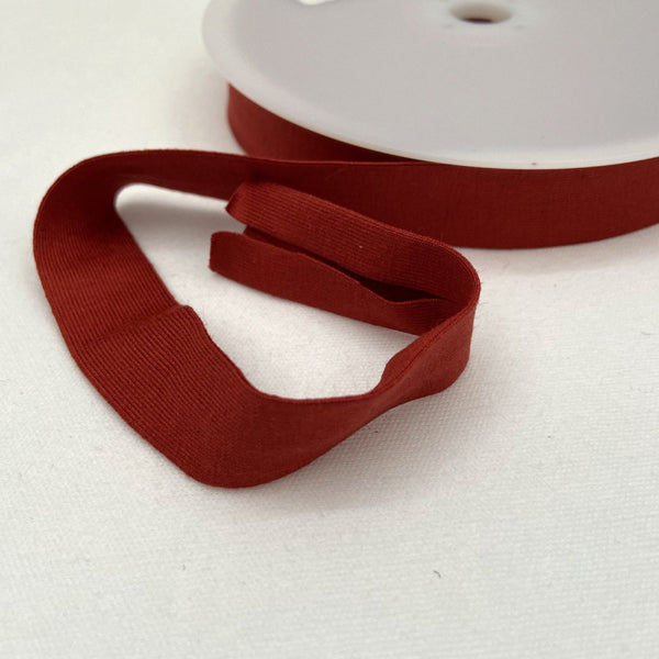 Viscose Jersey Binding 20mm - Rust
