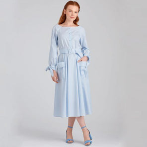 Simplicity 9040 - Misses' Dresses With Neckline, Sleeve & Length Variations