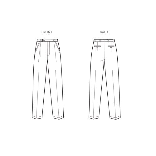 Simplicity Mens' 9043 - Men's Trousers with Pockets by Mimi G
