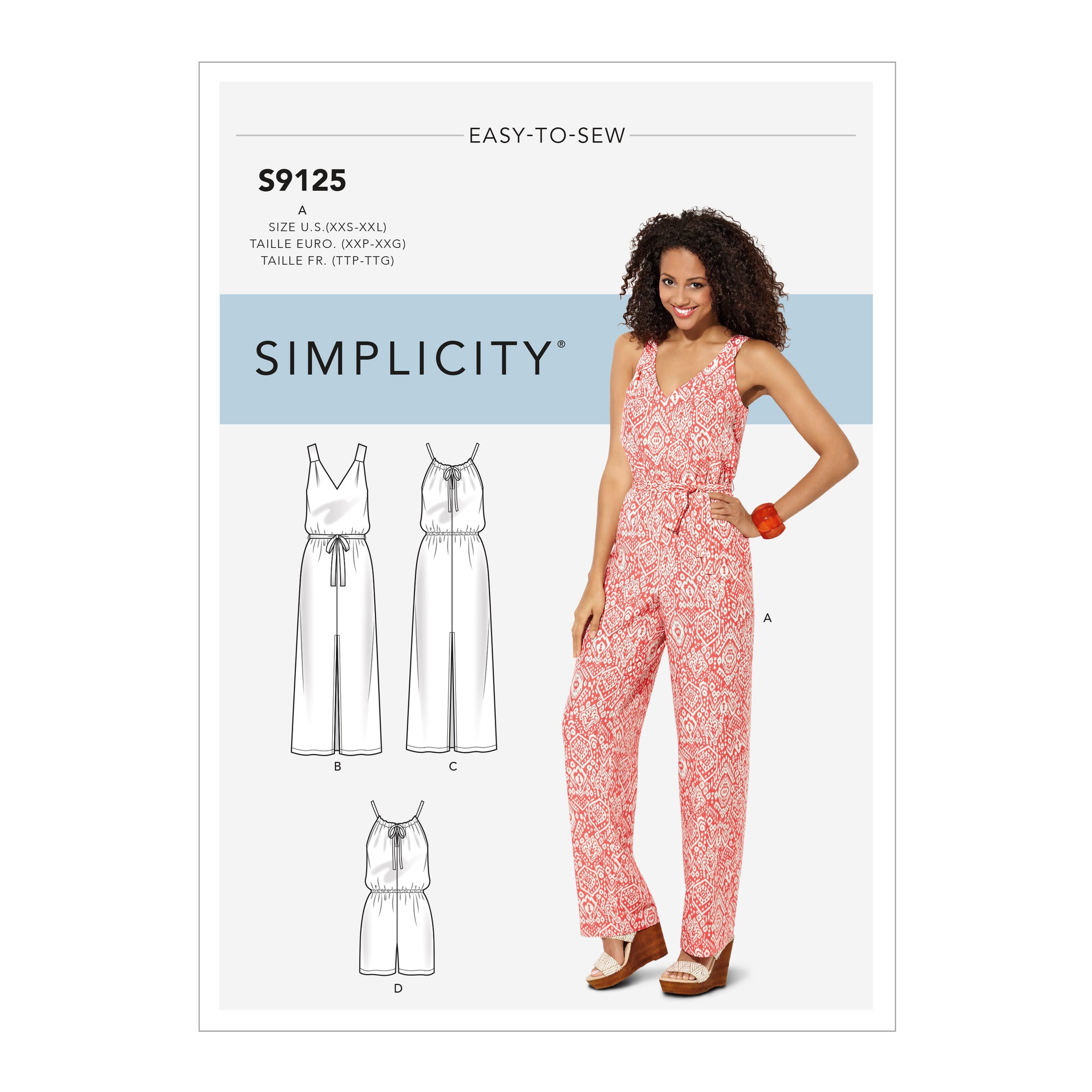 Simplicity 9125 - Misses' Dresses and Jumpsuits