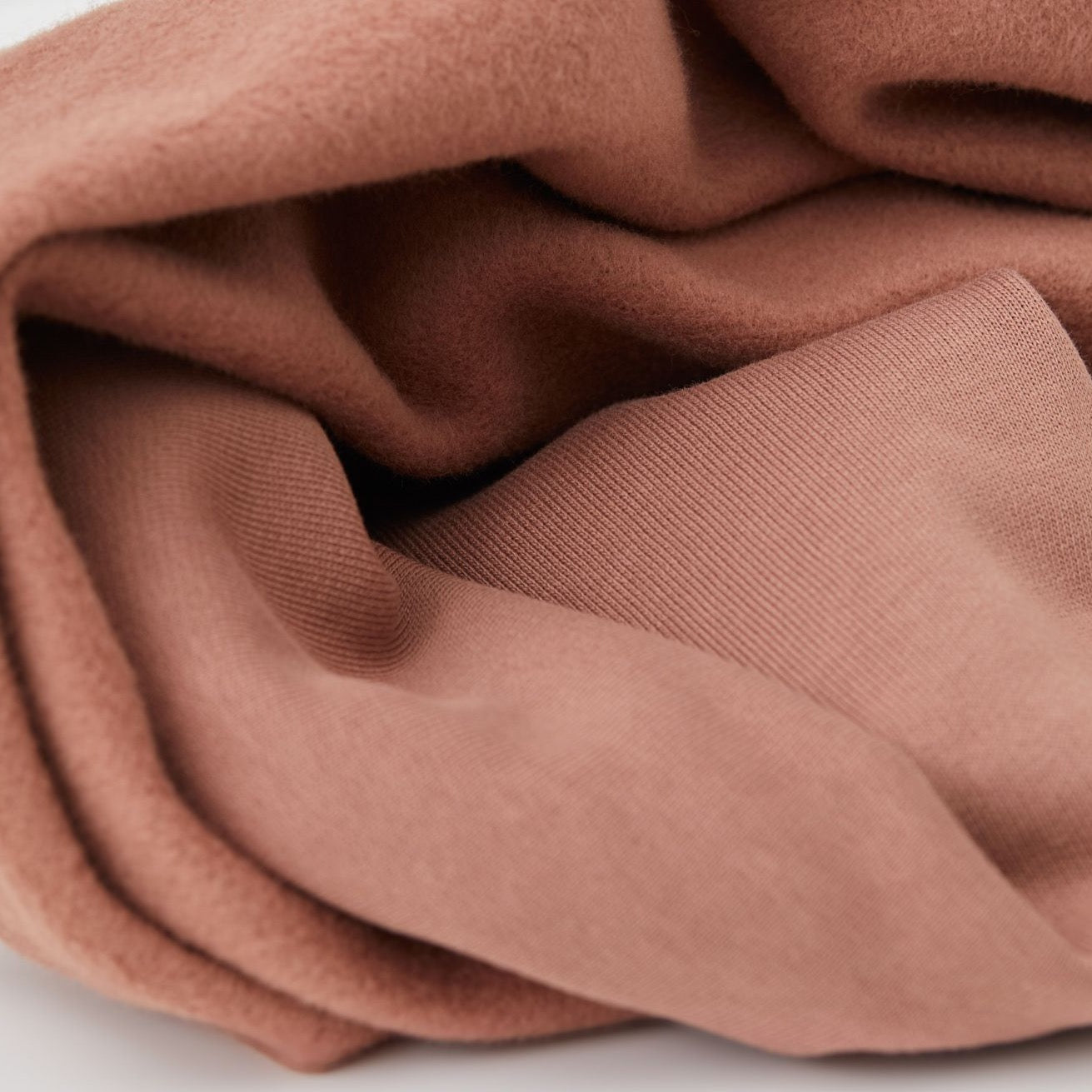 Organic Cotton Fleece - Rose Dawn