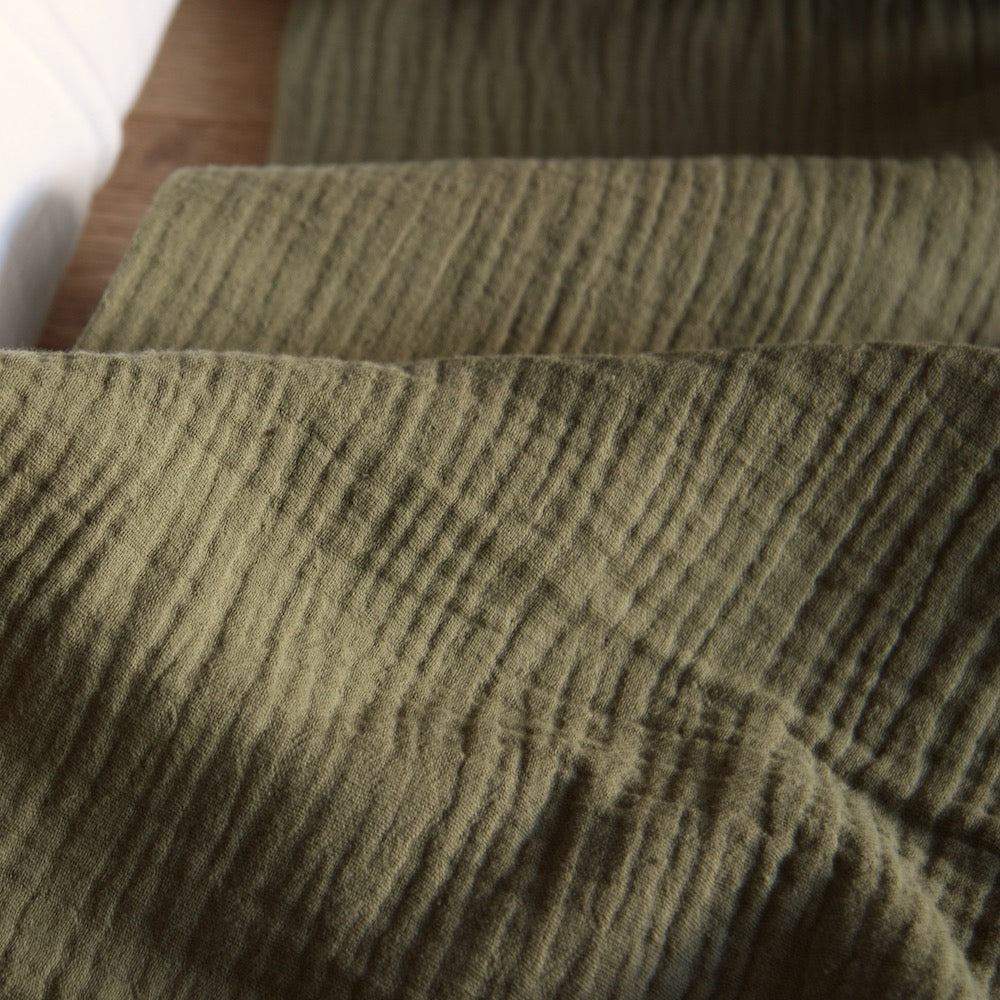 Cotton Double Gauze - Sage