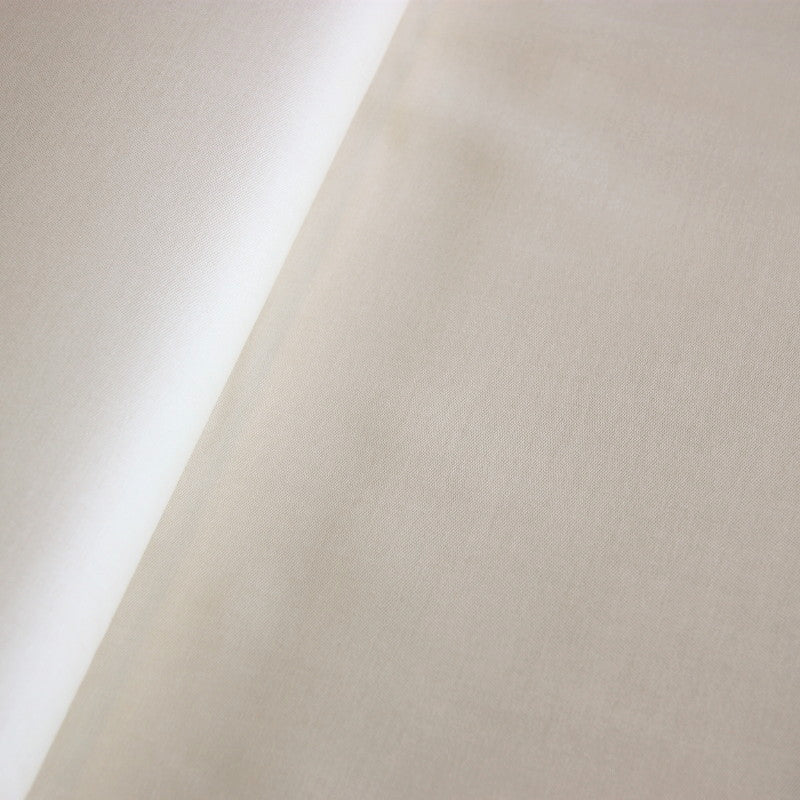 ivory cotton sateen curtain lining fabric