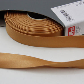 Prym Satin Bias Binding 20mm - 621 Honey