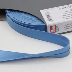 Prym Satin Bias Binding 20mm - 659 Steel Blue