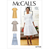 McCall's 7948 - Tiered or Pleated Dress
