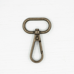 Snap Hook - 25mm Antique Brass