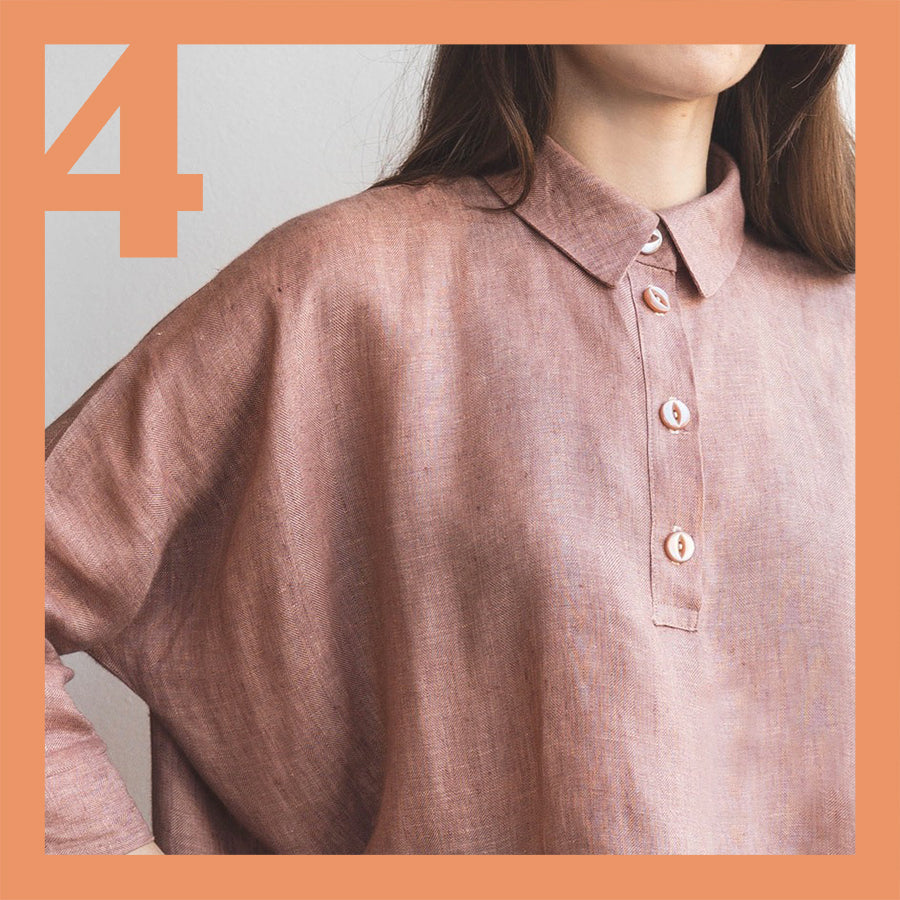 Weekend Workshop: Half Placket Shirt with Stand-Up Collar