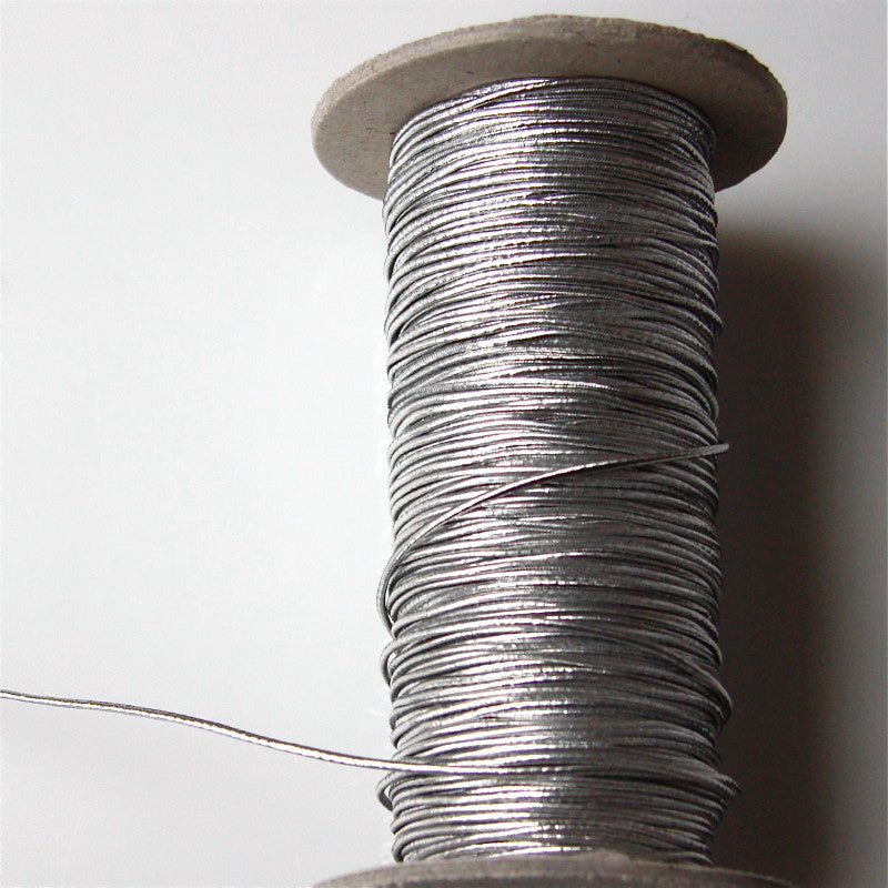 Metallic Elastic Cord 1.8mm - Silver