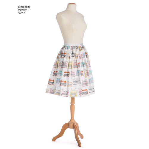 Simplicity 8211 - Misses' Gathered Skirts in Three Lengths