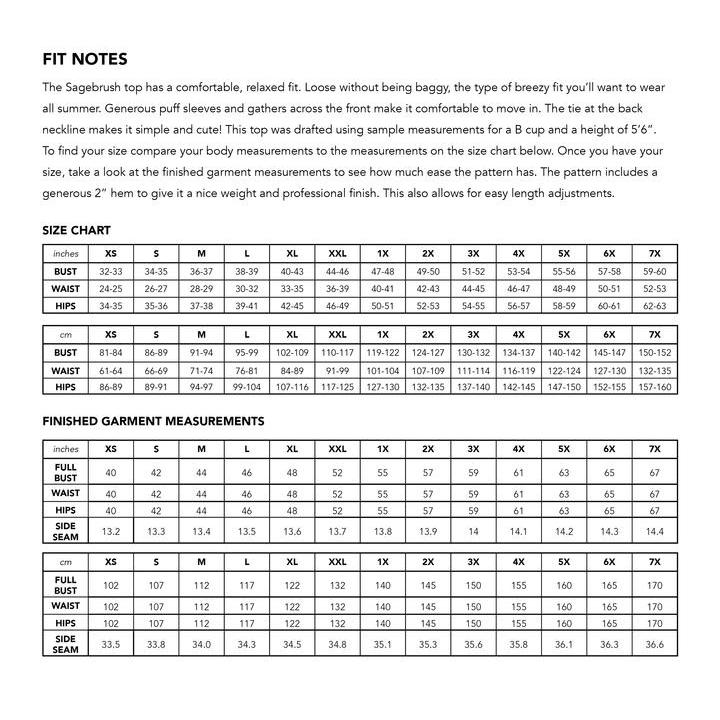 Friday Pattern Co. - The Sagebrush Top