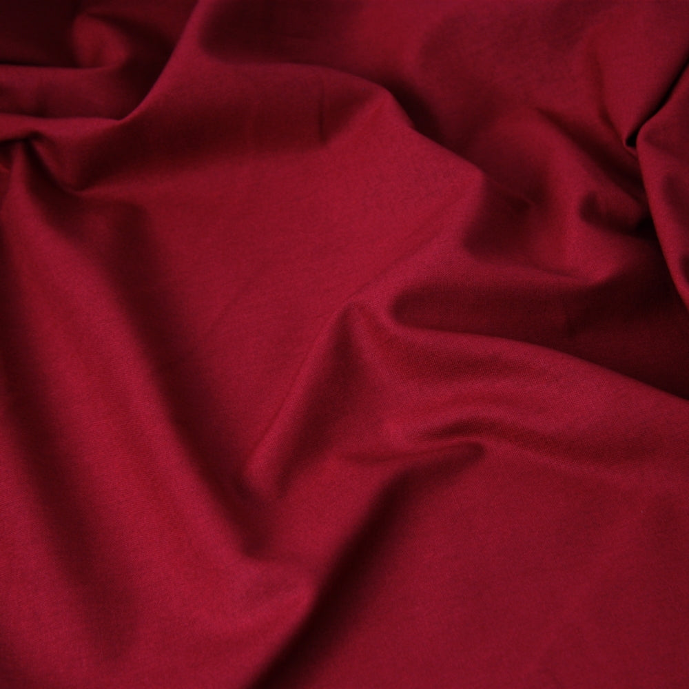 Soft Cotton Plains - Crimson 33
