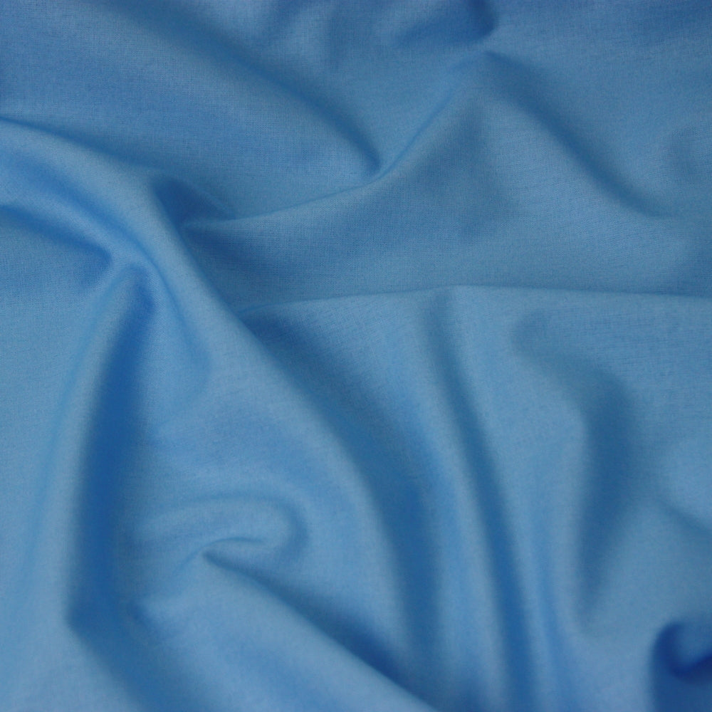 Soft Cotton Plains - Cyan 45