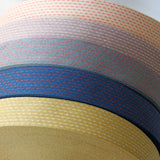 Stitched Cotton Tape - Mustard/Natural