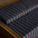 Brushed Cotton/Flannel - Stripe Black