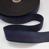 Upholstery Webbing 50mm - Elastic Striped Blue