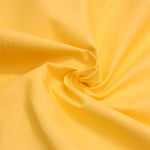 plain wide cotton fabric in yellow