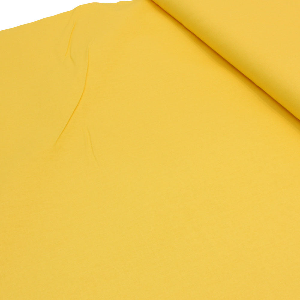 plain wide cotton fabric in yellow