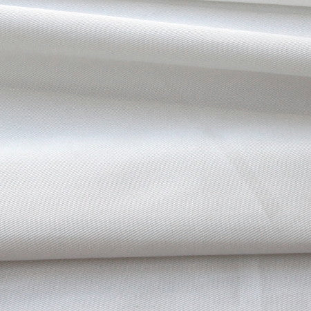 Organic Cotton Superfine Twill - White
