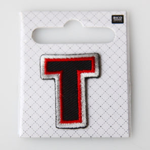 Iron-On Alphabet Patch - T
