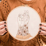Modern Embroidery Kit - Tattooed Arms