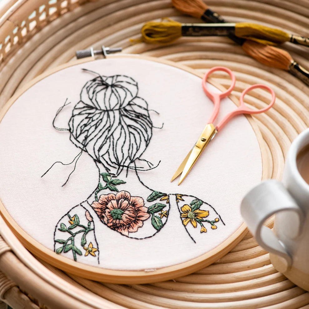 Modern Embroidery Kit - Tattooed Shoulders