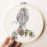 Modern Embroidery Kit - Tattooed Shoulders