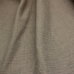 Cotton Double Gauze - Melange Taupe