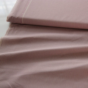 Japanese Cotton Shirting - Tiny Gingham Lilac