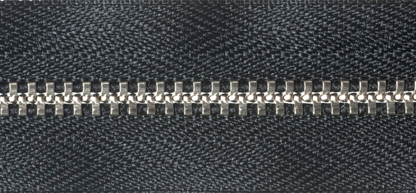 Metal Trouser Zip - Black 580
