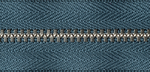 Metal Trouser Zip - Charcoal 579