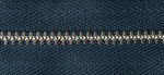 Metal Trouser Zip - Dark Navy 560