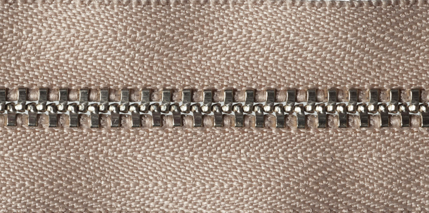 Metal Trouser Zip - Fawn 573