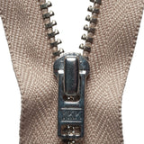 Metal Trouser Zip - Fawn 573