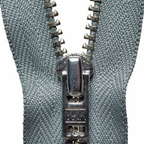 Metal Trouser Zip - Mid Grey 577