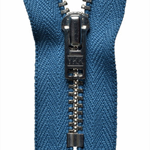 Metal Trouser Zip - Slate Blue 145