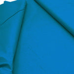plain wide cotton fabric in turquoise