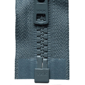 Heavy Vislon Open-Ended Zip - Dark Grey 578