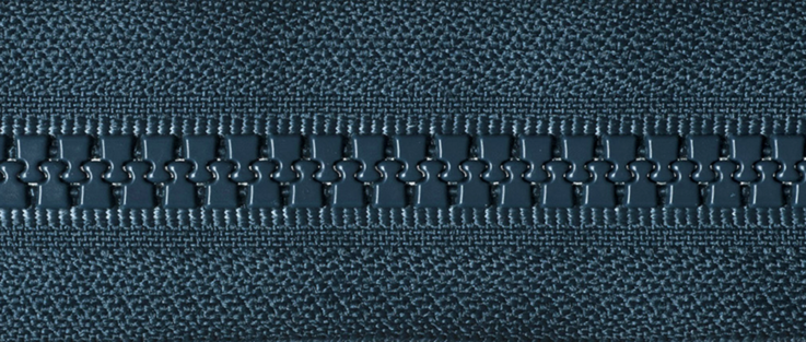 Heavy Vislon Open-Ended Zip - Dark Navy 560