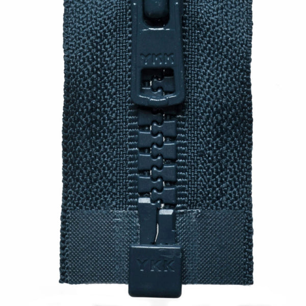 Chunky Open-Ended Zip - Dark Navy 560