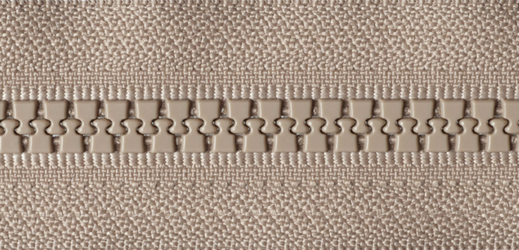 Heavy Vislon Open-Ended Zip - Fawn 573